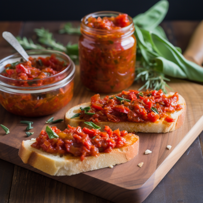 Roasted Tomato and Red Pepper Relish
