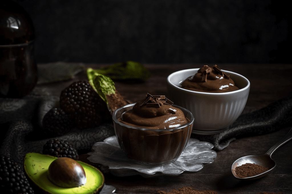 Divinely Decadent: Sugar-Free Dark Chocolate Avocado Pudding