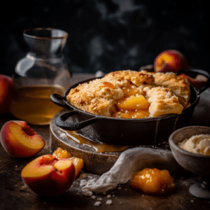 Ultimate Delicious Peach Cobbler with Butter Biscuit Topping