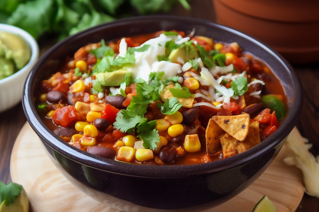 Hearty and Spicy Veggie Delight: Ultimate Vegetarian Chili Recipe