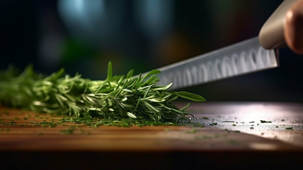Anatomy of a Chef Knife for Herbs