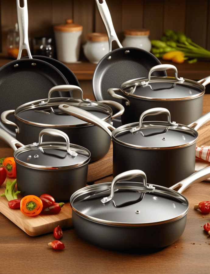 T-fal Ultimate Hard Anodized Nonstick Cookware Set ⭐⭐⭐⭐⭐ (4.7 out of 5)