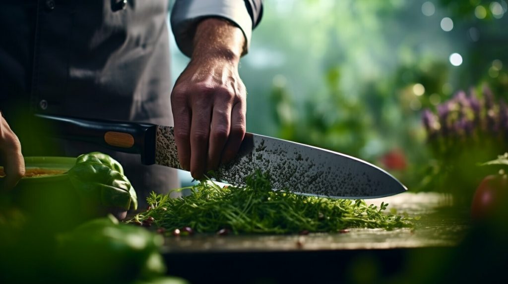 best chef knife for delicate herbs