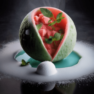 Refreshing Watermelon and Mint Cooler Sorbet