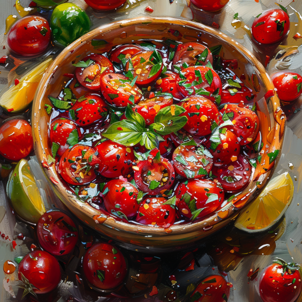 Easy Roasted Balsamic Cherry Tomatoes
