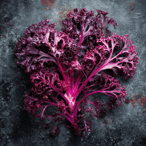 Scarlet: The Vibrant Ruby-Purple Curly Kale with Exceptional Winter Sweetness