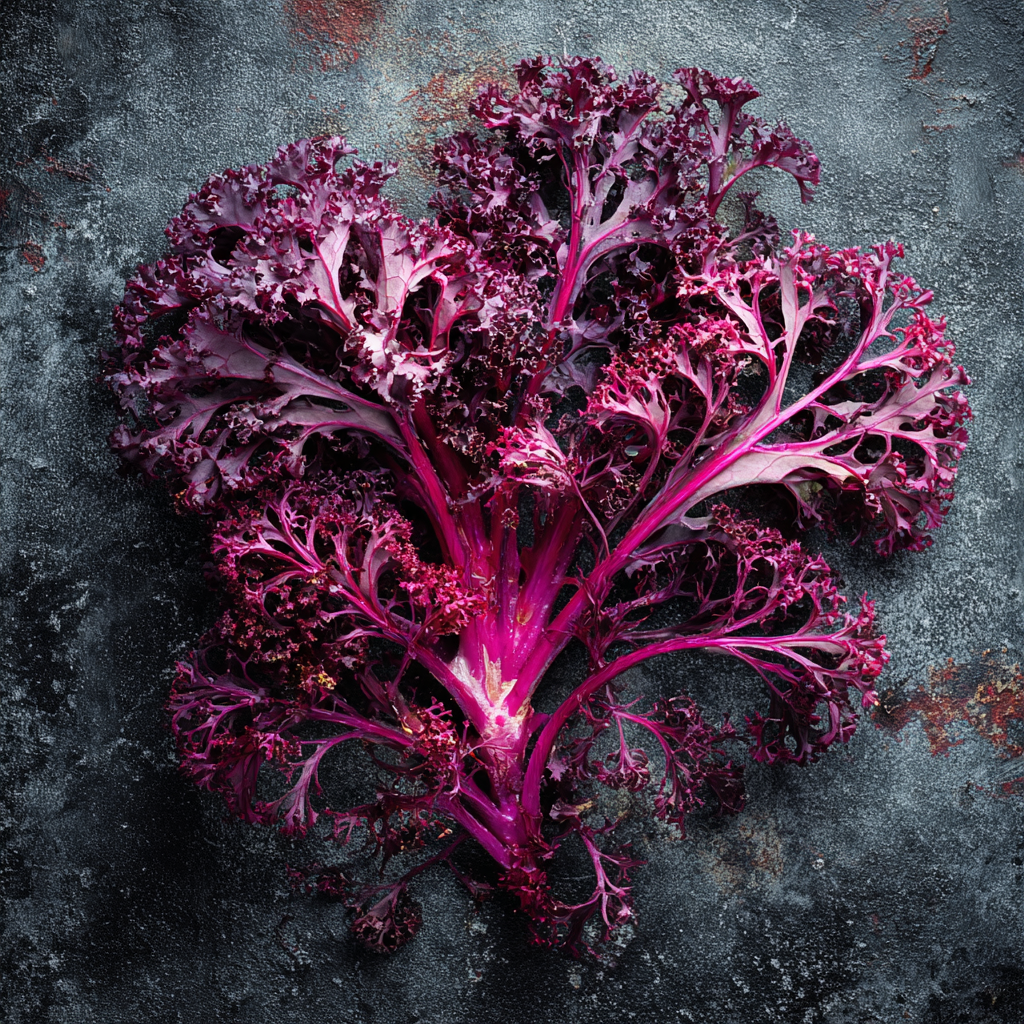 Scarlet: The Vibrant Ruby-Purple Curly Kale with Exceptional Winter ...
