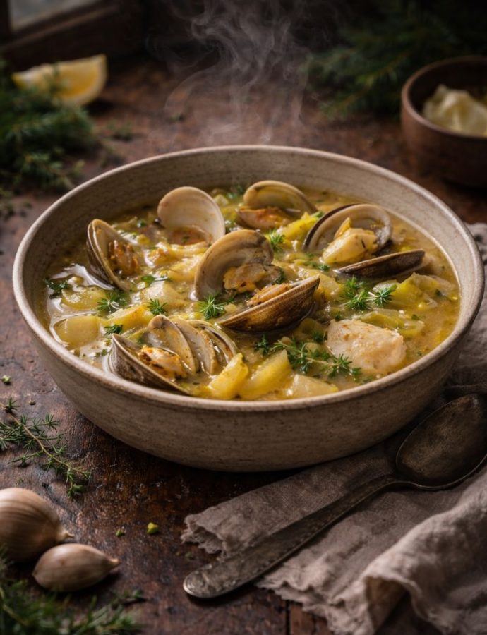 Clam, Fennel, and Saffron Coastal Stew