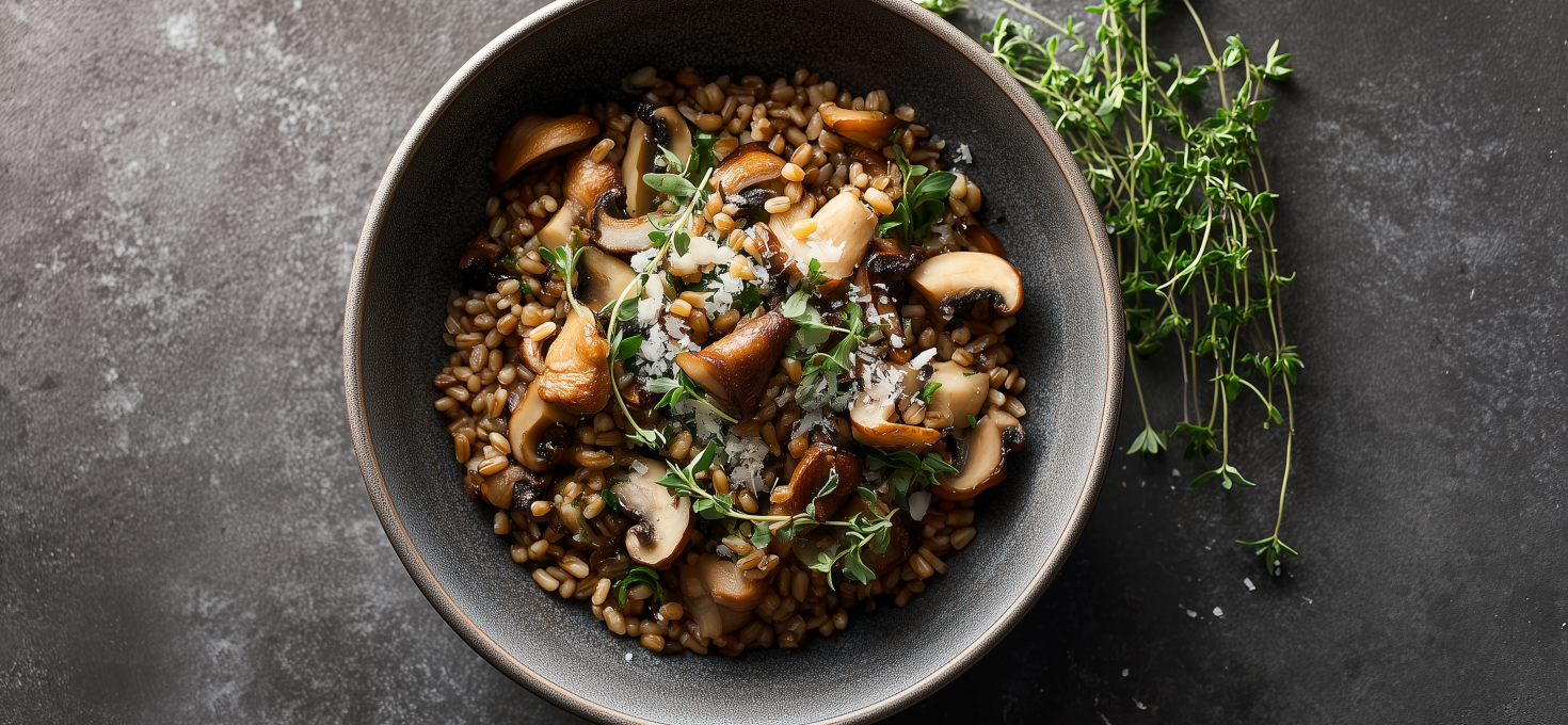 Emmer Farrotto with Mushrooms: A Winter Grain Dish Built for Depth and Comfort