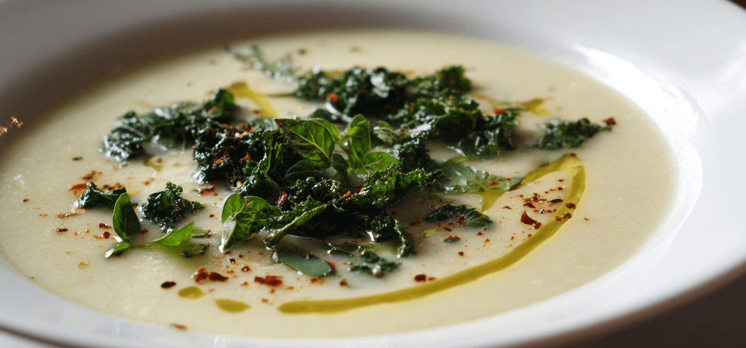 Winter Kale & Potato Soup, Two Ways